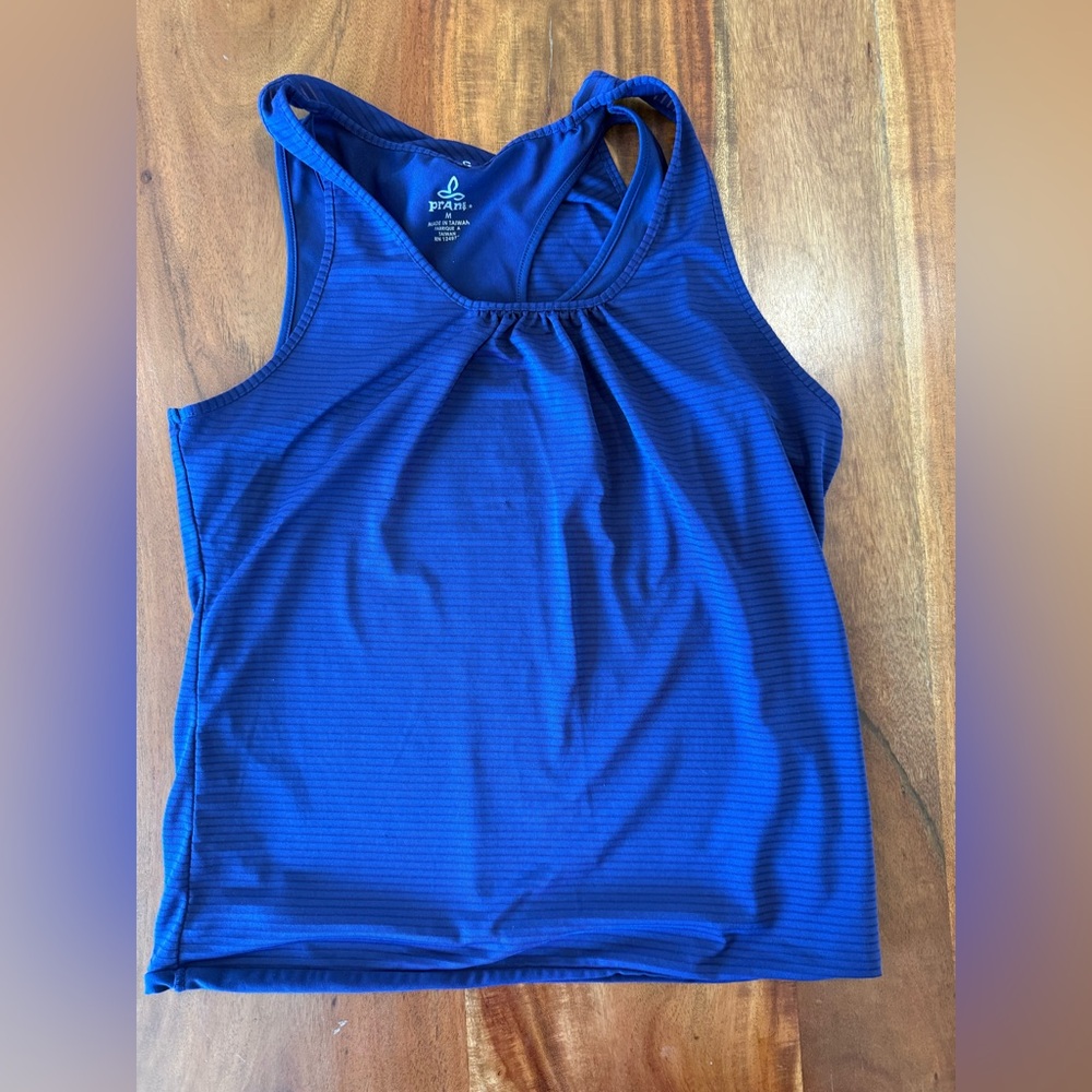 Prana Women's Vibrant‎ Blue Tank Top
